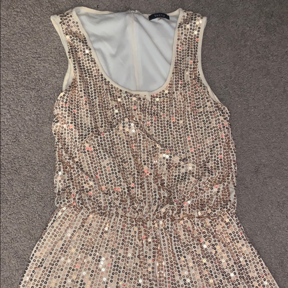 Gold romper